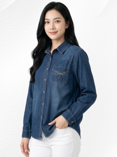 Kemeja Ava Denim