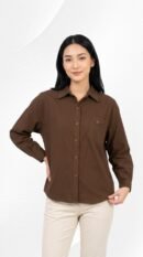 Kemeja Stacy Soft Cool Denim