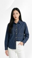 Kemeja Madeline Denim