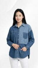 Kemeja Odette Denim