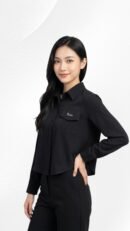 Kemeja Umaira Soft Denim