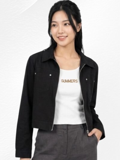 Kemeja Crop Heather