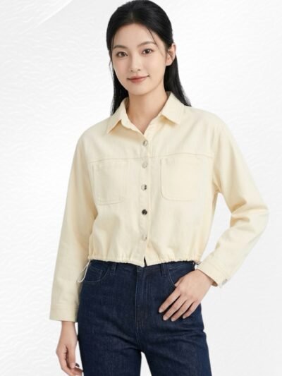Kemeja Delia Soft Denim