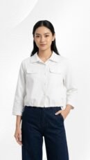 Kemeja Elora Soft Denim