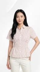 Blouse Maisie Lengan Pendek