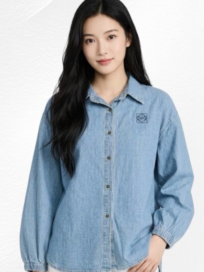 Kemeja Gaby Denim