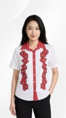 Atasan Livia Lengan Pendek Lipat
