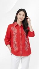 Atasan Melissa Lengan Kerut 3/4