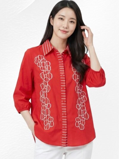 Atasan Melissa Lengan Kerut 3/4
