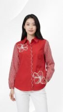 Atasan Quella Lengan Panjang Kerut