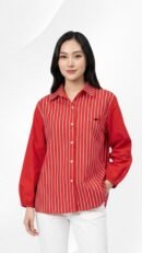 Atasan Cathy Lengan Panjang Kerut