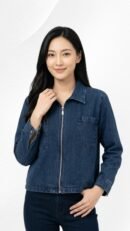 Pauline Denim Zip Jacket
