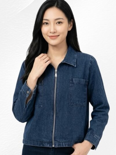 Pauline Denim Zip Jacket