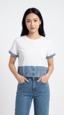 Denim Top Cleo
