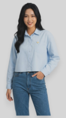 Kemeja Maura Soft Jeans