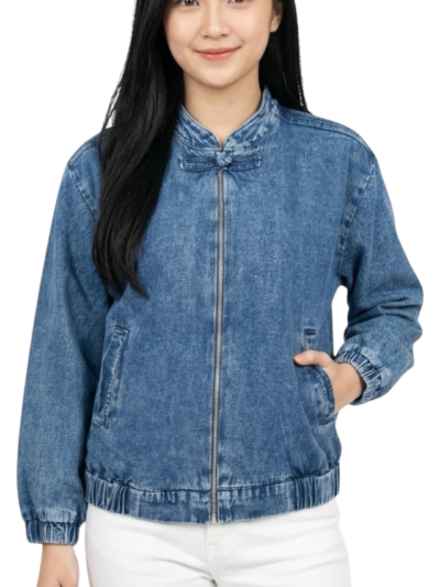 Alexa Denim Zip Jacket